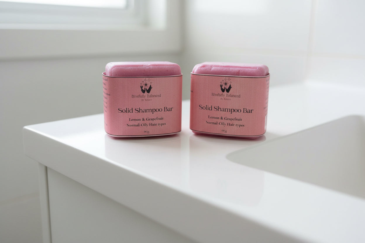 Lemon Grapefruit Solid Shampoo Bar