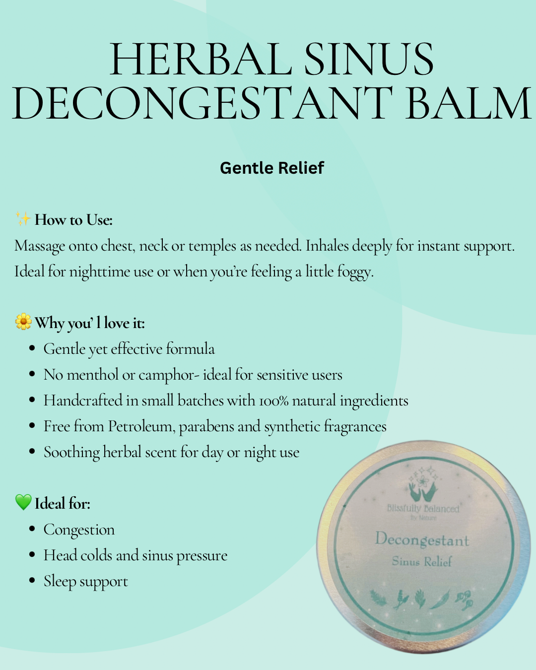 Decongestant- Sinus Relief