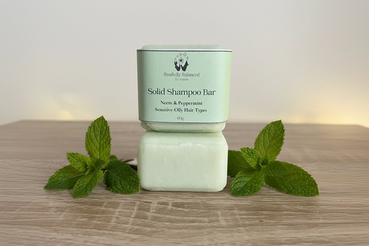 Neem & Peppermint Solid Shampoo Bar