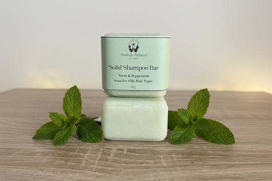 Neem & Peppermint Solid Shampoo Bar
